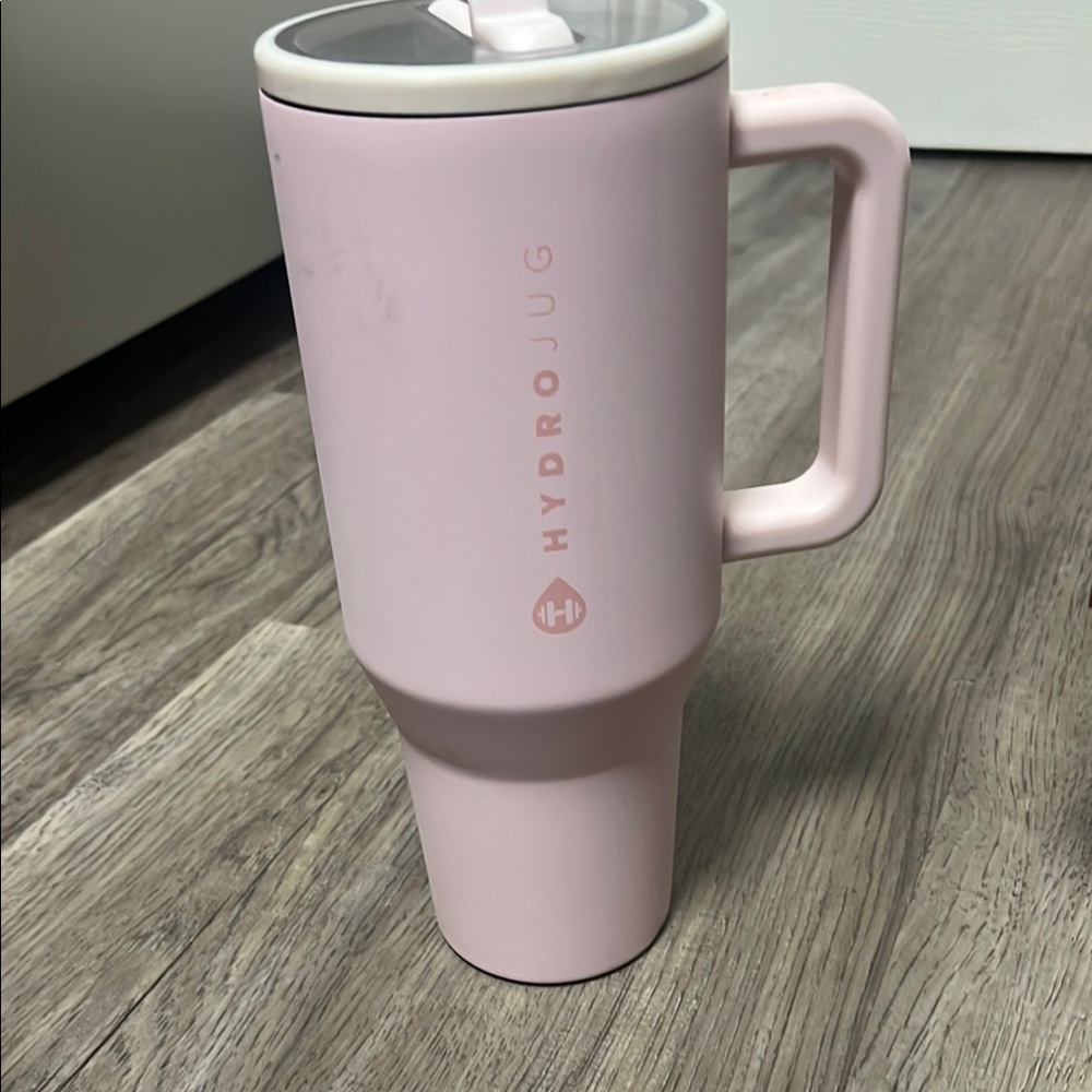 HydroJug Pink Tumbler with Handle